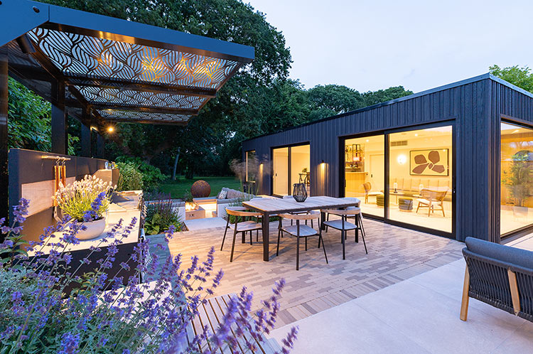 Uplit Pots from Hampsire Town Garden